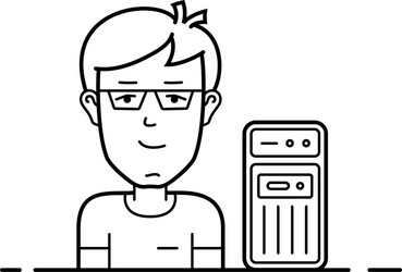 server hosting support vector image
