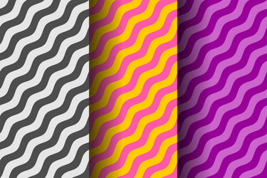 wavy lines diagonal seamless pattern background vector image