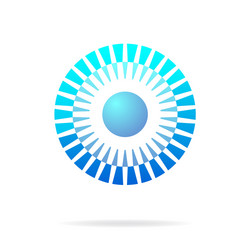 Abstract Connection Circles vector image