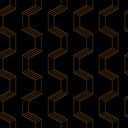 abstract seamless pattern striped hexagonal vector image