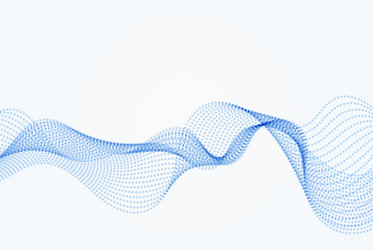 digital technology wave abstract background vector image