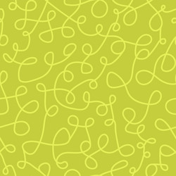 Seamless curve pattern - hand drawn design vector