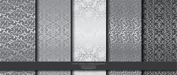 luxury abstract pattern collection texture vector