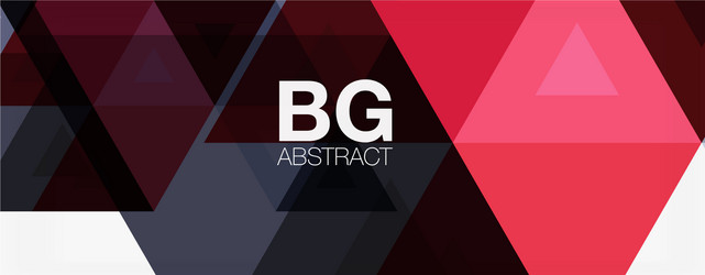 mosaic triangle pattern abstract background vector image