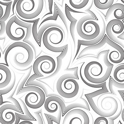 stock seamless pattern of smooth and broken vector image