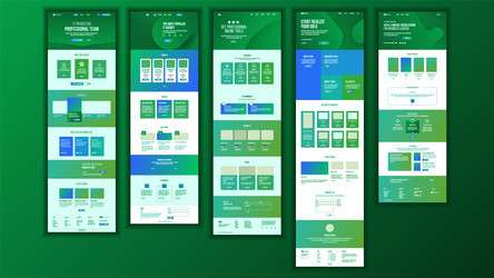 main web page design website business vector image