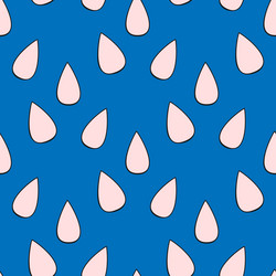 simple seamless pattern with drops repeating vector image