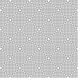 abstract black line squares pattern vector image