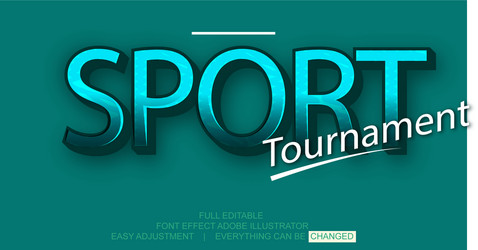 ext effect template easy editable and customize vector image