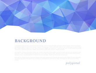 abstract triangular banner vector image