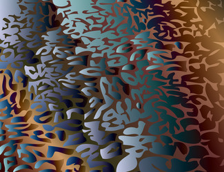 leopard pattern repeating background vector image