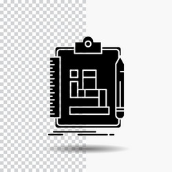 algorithm process scheme work workflow glyph icon vector image