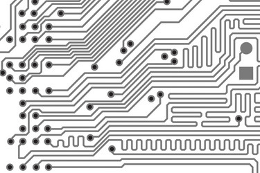 Electronics Board Circuit Electronic Hi Royalty Free Vector