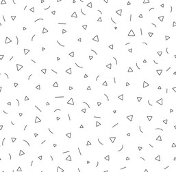 triangles abstract seamless pattern chaotic vector image