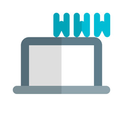 url used to access websites and online resources vector image