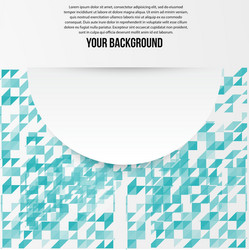abstract circles template web design vector image