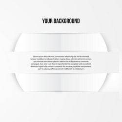 abstract circles template web design vector image