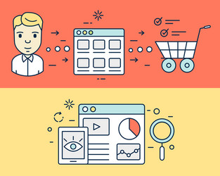 Website Conversion Optimization vector image