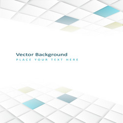 abstract perspective background with square tiles vector image