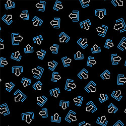 line upload icon isolated seamless pattern vector image