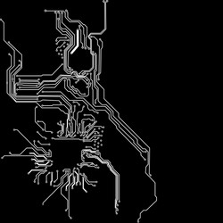 Abstract Circuit Board Pattern vector image