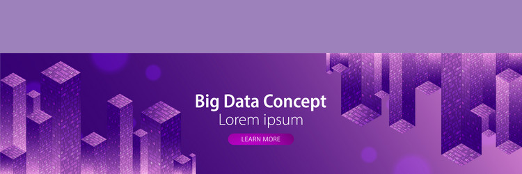 technology background big data concept binary vector image