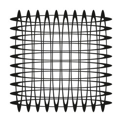 intersecting lines square abstract grid pattern vector image