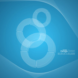 modern abstract background with soft lines vector image