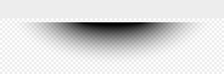 shadow effect realistic soft black shape vector image