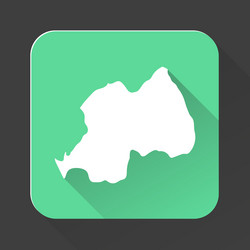 Highly detailed rwanda map with borders isolated Vector Image