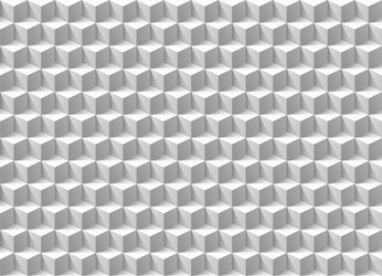 abstract cube gray pattern background 3d vector image