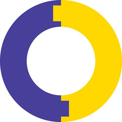 segmented circles from 2 to 20 parts circular vector image