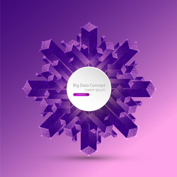 technology background big data concept binary vector image