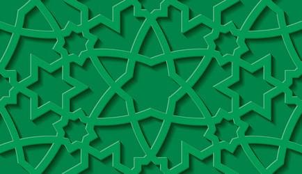 Arabic seamless pattern with classic islamic Vector Image