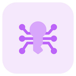 key a string of algorithm for encryption vector image