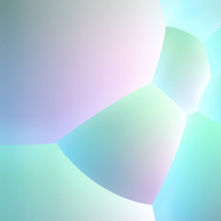 abstract background with pearlescent soft bubbles vector image