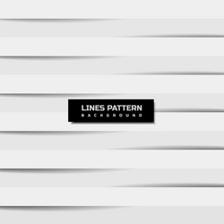 abstract seamless horizontal white lines pattern vector image