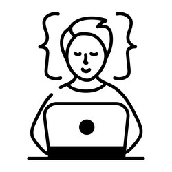 code developer vector image