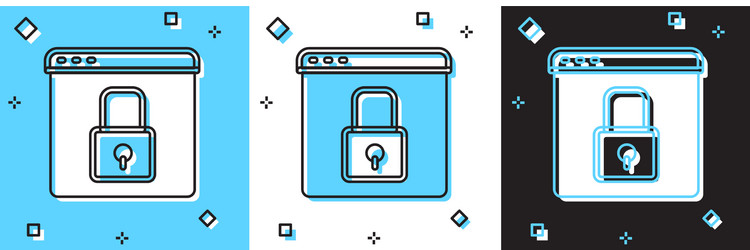 set secure your site with https ssl icon isolated vector image