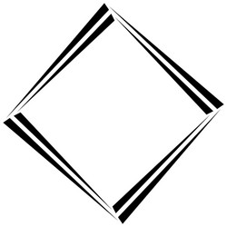square geometric element abstract symbol vector image