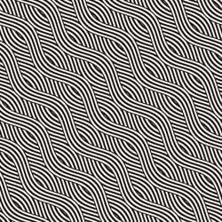 abstract geometric pattern with wavy lines vector image
