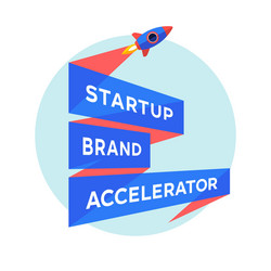 concept design for start up project vector image