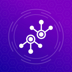 nodes icon for web and apps vector image