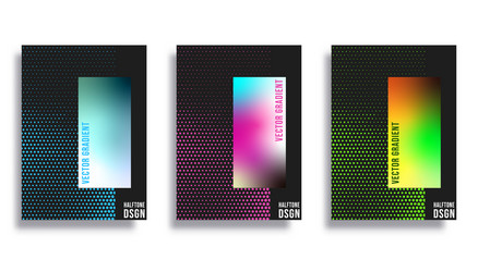 abstract backgrounds with color gradient vector image