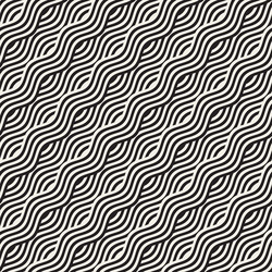 abstract geometric pattern with wavy lines vector image