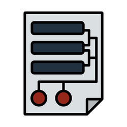 code map icon vector image