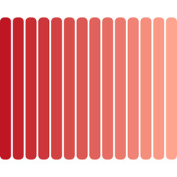 red gradient bars soft column form simple icon vector image