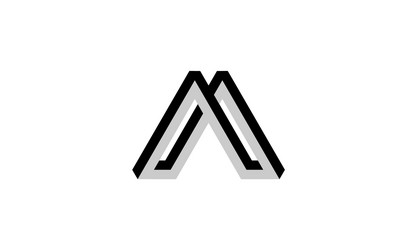 3d Letter M Logo Design Royalty Free Vector Image 3d Letter M Logo Design Royalty Free Vector Image