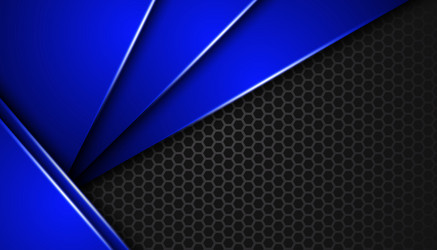 abstract 3d technology background overlapping vector image