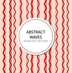 red light and dark wave pattern for fabric vector image